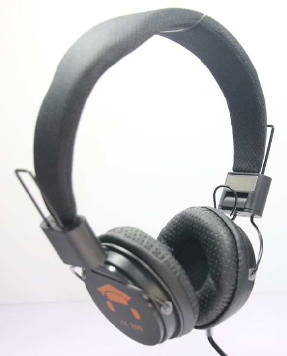 Écouteurs pliables DKT Ecoli Noir avec oreillettes souples