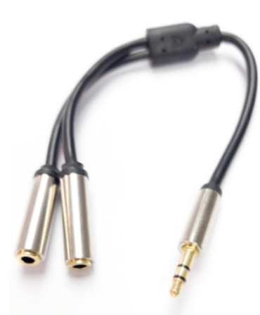 Koptelefoon splitter